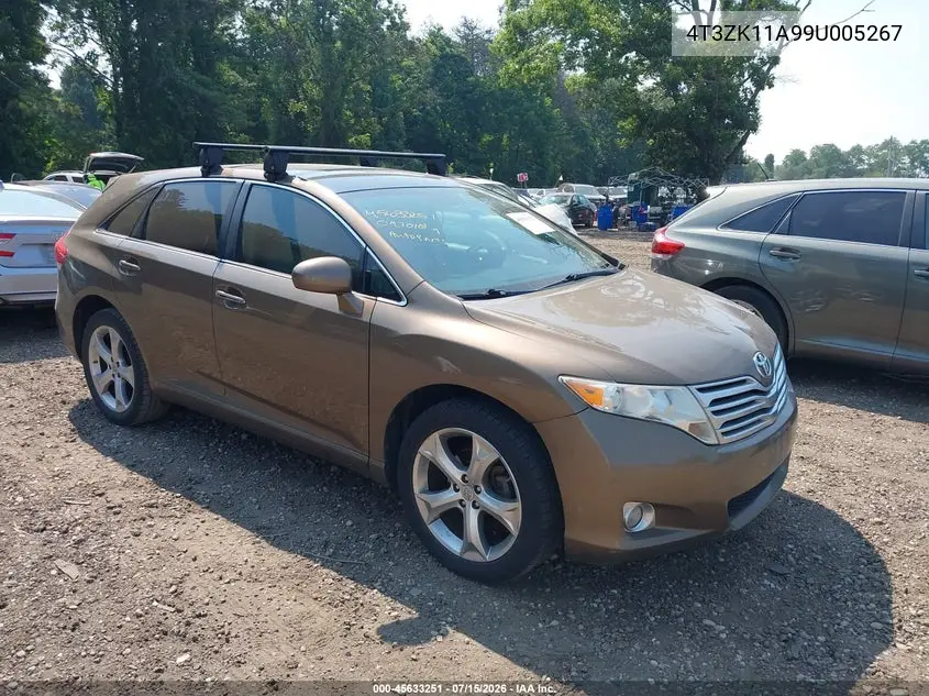 2009 Toyota Venza Base V6 VIN: 4T3ZK11A99U005267 Lot: 45633251