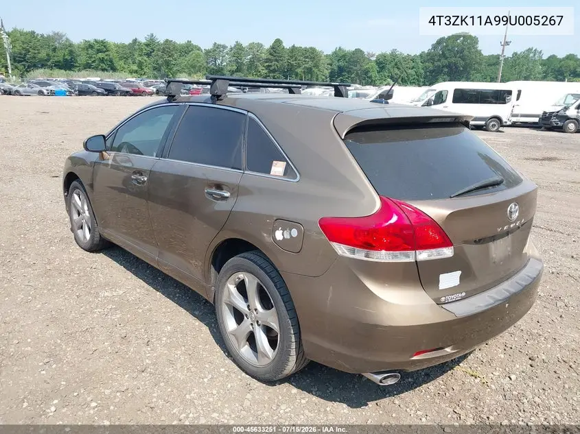 2009 Toyota Venza Base V6 VIN: 4T3ZK11A99U005267 Lot: 45633251
