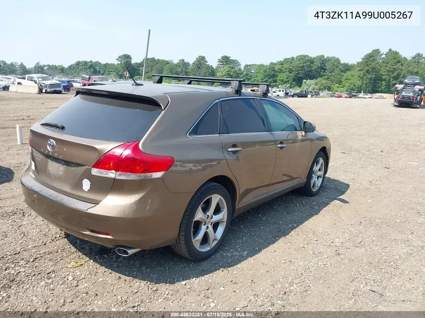 2009 Toyota Venza Base V6 VIN: 4T3ZK11A99U005267 Lot: 45633251
