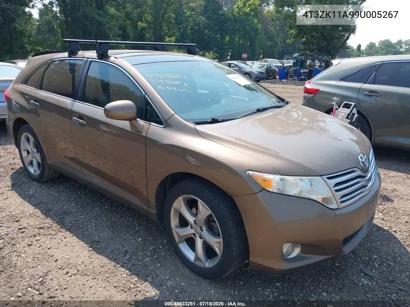 2009 Toyota Venza Base V6 VIN: 4T3ZK11A99U005267 Lot: 45633251