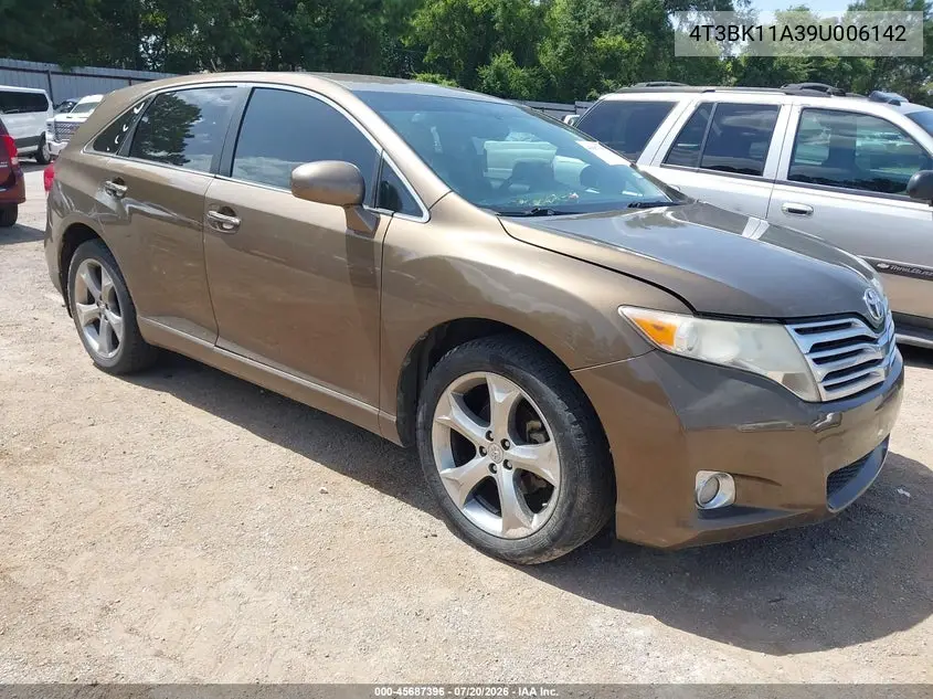 2009 Toyota Venza Base V6 VIN: 4T3BK11A39U006142 Lot: 45687396