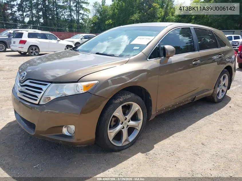 2009 Toyota Venza Base V6 VIN: 4T3BK11A39U006142 Lot: 45687396
