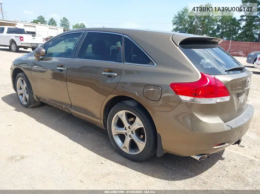 2009 Toyota Venza Base V6 VIN: 4T3BK11A39U006142 Lot: 45687396