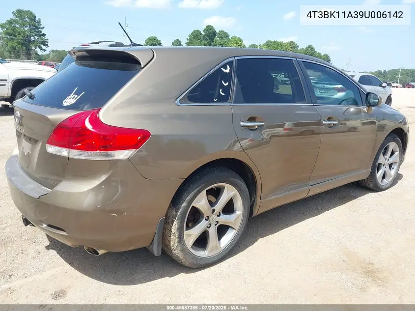 2009 Toyota Venza Base V6 VIN: 4T3BK11A39U006142 Lot: 45687396