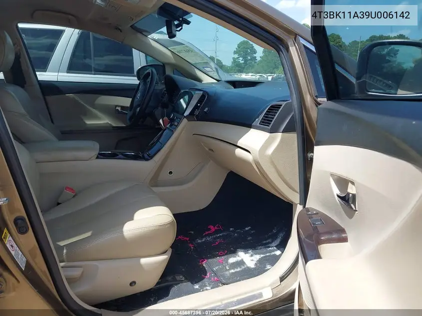 2009 Toyota Venza Base V6 VIN: 4T3BK11A39U006142 Lot: 45687396