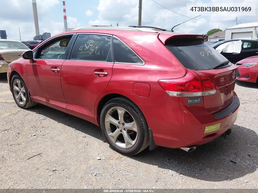 2010 Toyota Venza Base V6 VIN: 4T3BK3BB5AU031969 Lot: 45520046