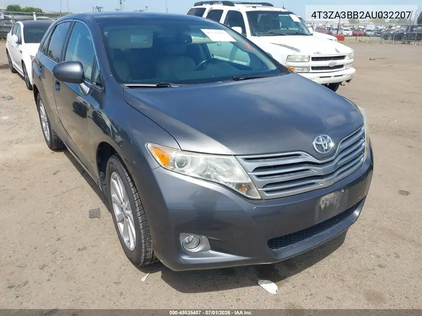 2010 Toyota Venza VIN: 4T3ZA3BB2AU032207 Lot: 45535407