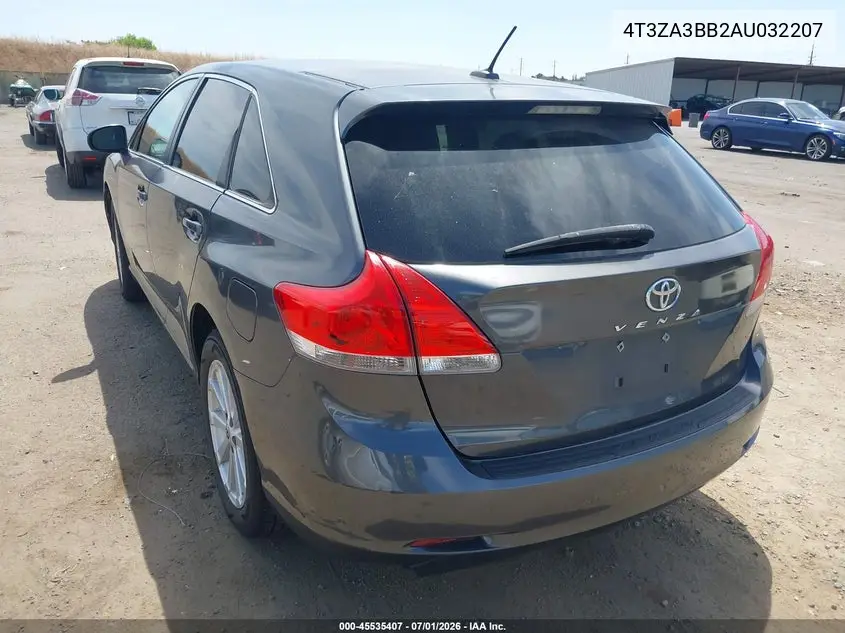 2010 Toyota Venza VIN: 4T3ZA3BB2AU032207 Lot: 45535407