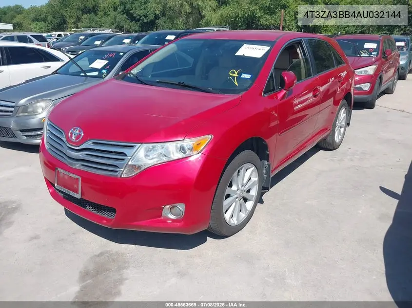 2010 Toyota Venza VIN: 4T3ZA3BB4AU032144 Lot: 45563669