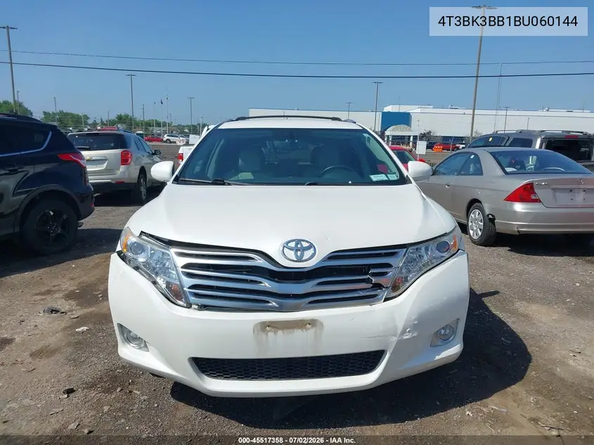 2011 Toyota Venza Base V6 VIN: 4T3BK3BB1BU060144 Lot: 45517358