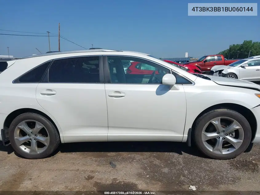 2011 Toyota Venza Base V6 VIN: 4T3BK3BB1BU060144 Lot: 45517358