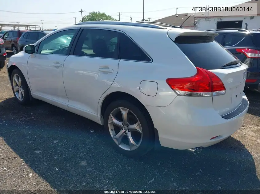 2011 Toyota Venza Base V6 VIN: 4T3BK3BB1BU060144 Lot: 45517358