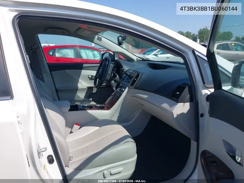 2011 Toyota Venza Base V6 VIN: 4T3BK3BB1BU060144 Lot: 45517358