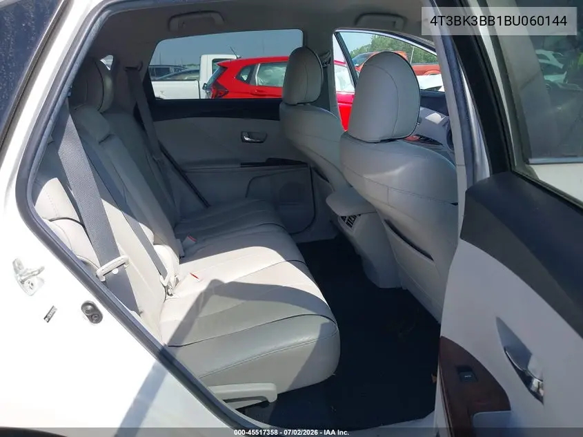2011 Toyota Venza Base V6 VIN: 4T3BK3BB1BU060144 Lot: 45517358
