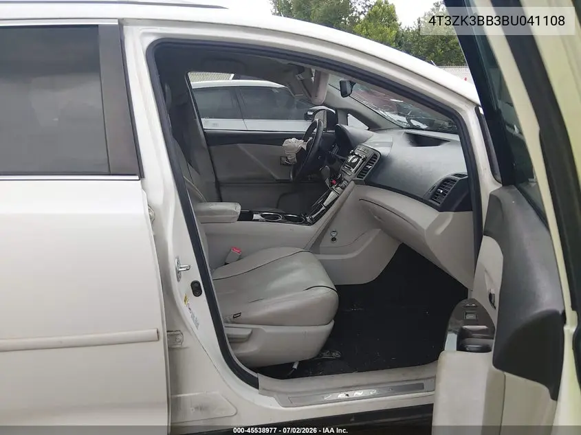 2011 Toyota Venza Base V6 VIN: 4T3ZK3BB3BU041108 Lot: 45538977