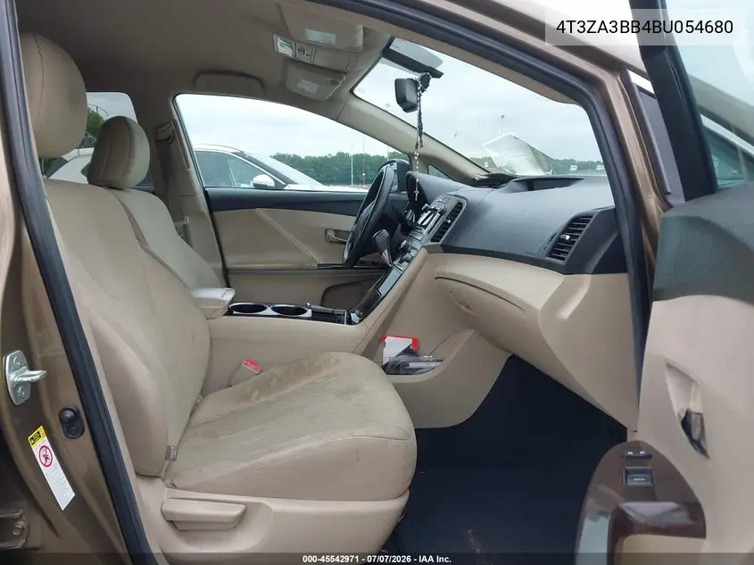 2011 Toyota Venza VIN: 4T3ZA3BB4BU054680 Lot: 45542971