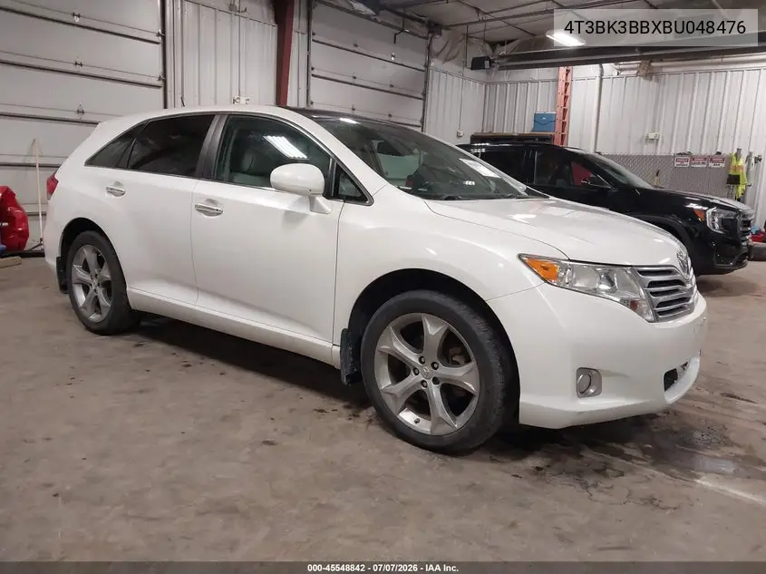 2011 Toyota Venza Base V6 VIN: 4T3BK3BBXBU048476 Lot: 45548842