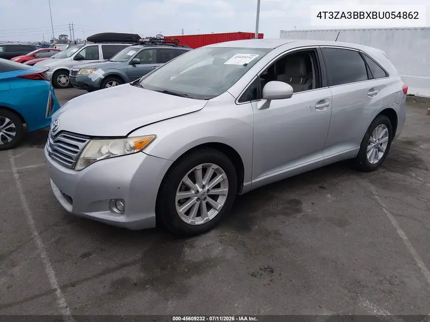 2011 Toyota Venza VIN: 4T3ZA3BBXBU054862 Lot: 45609232