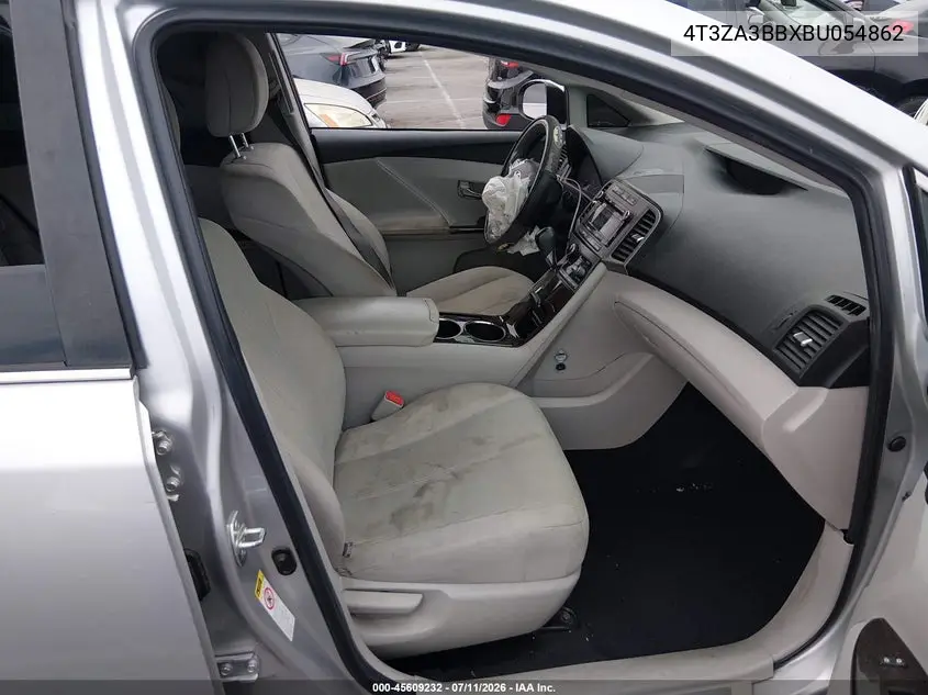 2011 Toyota Venza VIN: 4T3ZA3BBXBU054862 Lot: 45609232