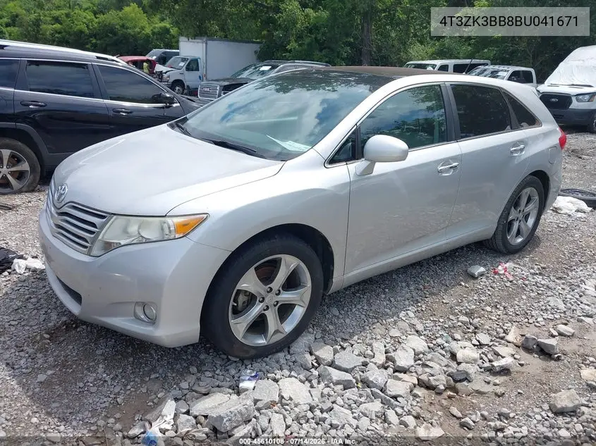2011 Toyota Venza Base V6 VIN: 4T3ZK3BB8BU041671 Lot: 45610108