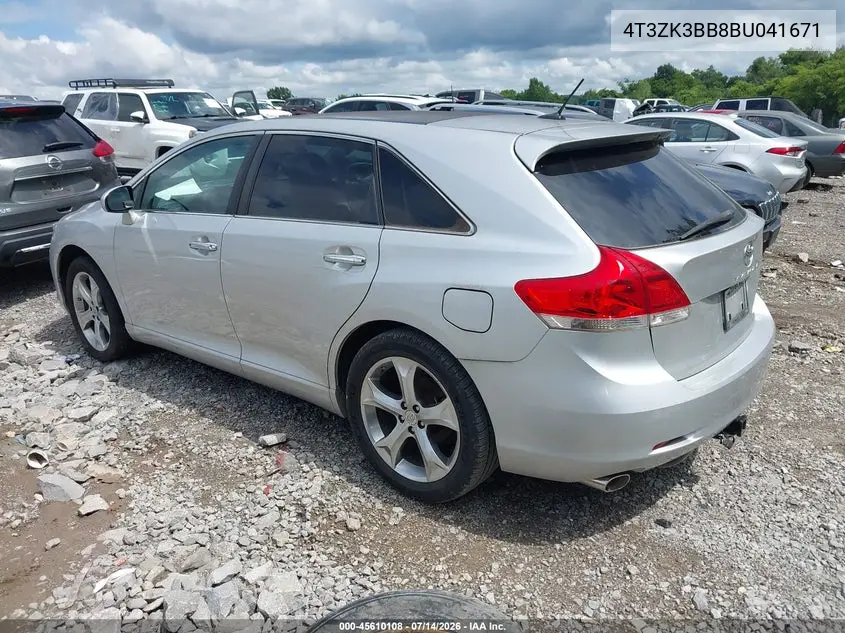 2011 Toyota Venza Base V6 VIN: 4T3ZK3BB8BU041671 Lot: 45610108