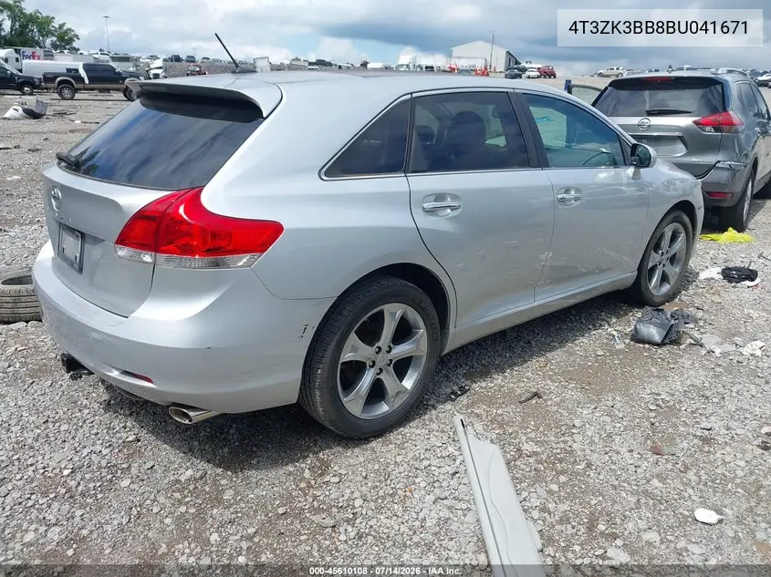 2011 Toyota Venza Base V6 VIN: 4T3ZK3BB8BU041671 Lot: 45610108
