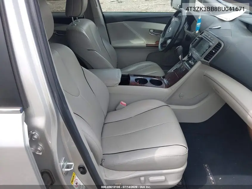 2011 Toyota Venza Base V6 VIN: 4T3ZK3BB8BU041671 Lot: 45610108