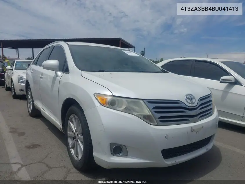 2011 Toyota Venza VIN: 4T3ZA3BB4BU041413 Lot: 45620938