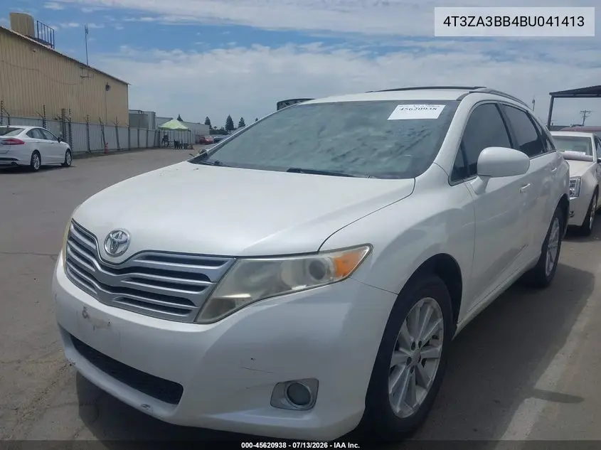 2011 Toyota Venza VIN: 4T3ZA3BB4BU041413 Lot: 45620938