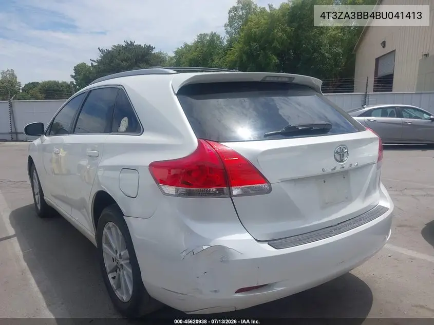 2011 Toyota Venza VIN: 4T3ZA3BB4BU041413 Lot: 45620938