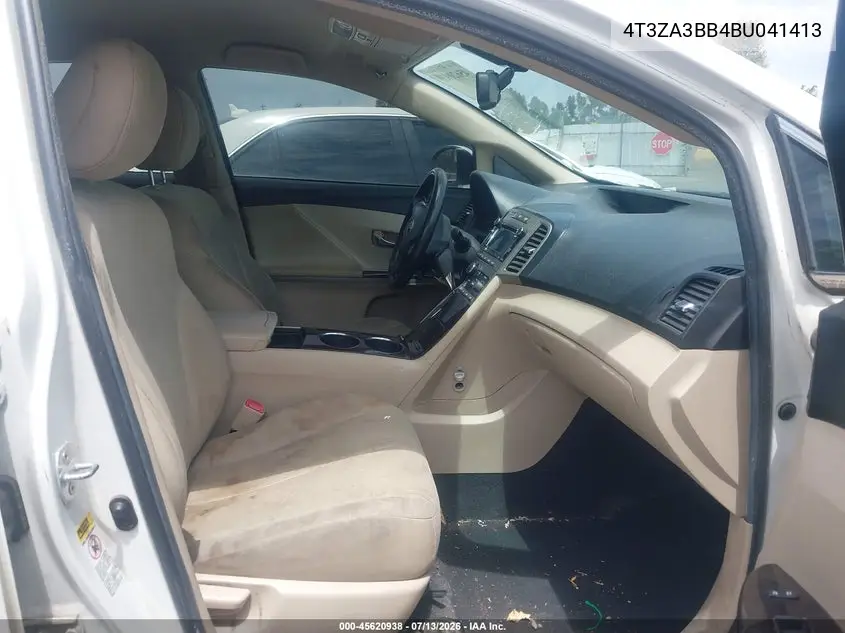 2011 Toyota Venza VIN: 4T3ZA3BB4BU041413 Lot: 45620938