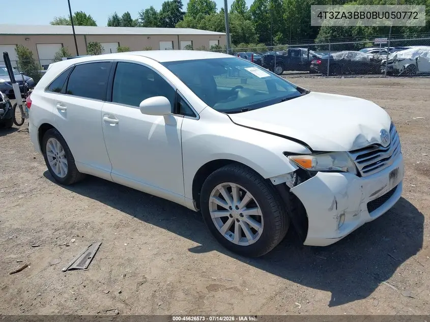 2011 Toyota Venza VIN: 4T3ZA3BB0BU050772 Lot: 45626573