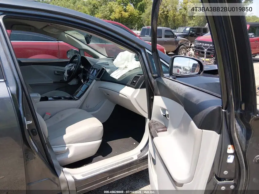2011 Toyota Venza VIN: 4T3BA3BB2BU019850 Lot: 45629809