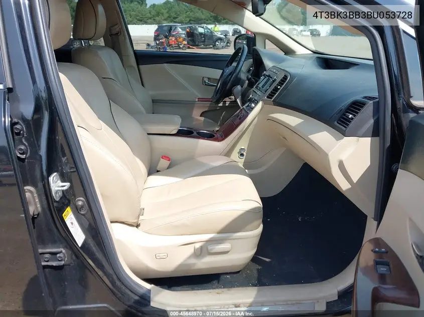 2011 Toyota Venza Base V6 VIN: 4T3BK3BB3BU053728 Lot: 45648970