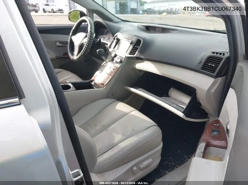 2012 Toyota Venza Limited V6 VIN: 4T3BK3BB1CU067340 Lot: 45373045