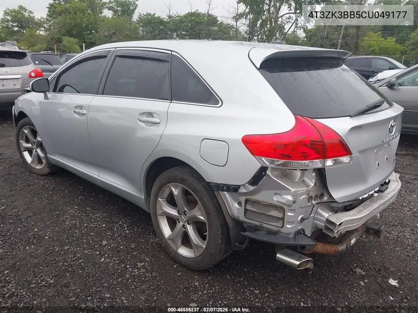 2012 Toyota Venza Xle V6 VIN: 4T3ZK3BB5CU049177 Lot: 45556237