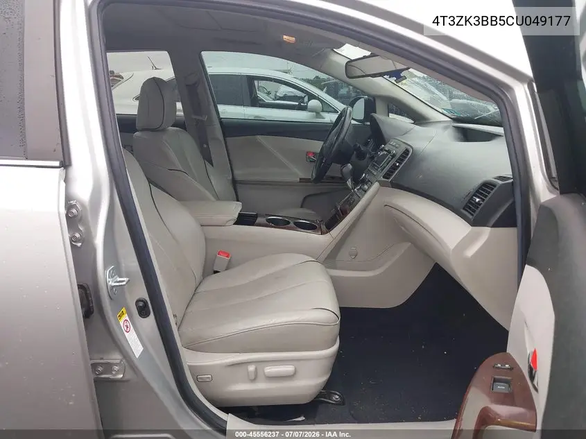 2012 Toyota Venza Xle V6 VIN: 4T3ZK3BB5CU049177 Lot: 45556237