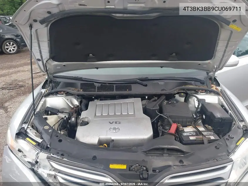 2012 Toyota Venza Limited V6 VIN: 4T3BK3BB9CU069711 Lot: 45564244