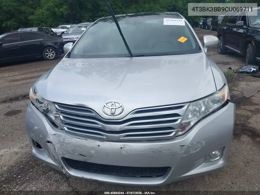2012 Toyota Venza Limited V6 VIN: 4T3BK3BB9CU069711 Lot: 45564244