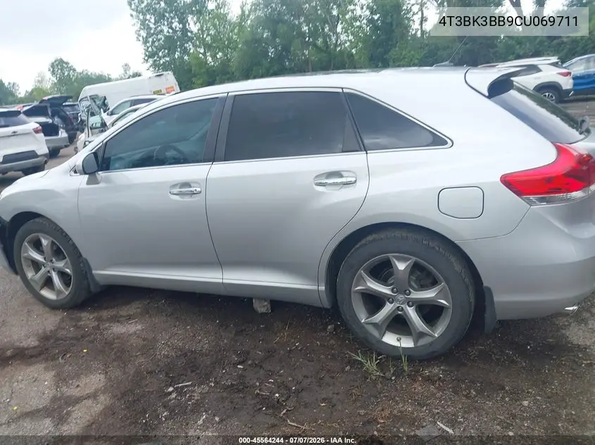 2012 Toyota Venza Limited V6 VIN: 4T3BK3BB9CU069711 Lot: 45564244