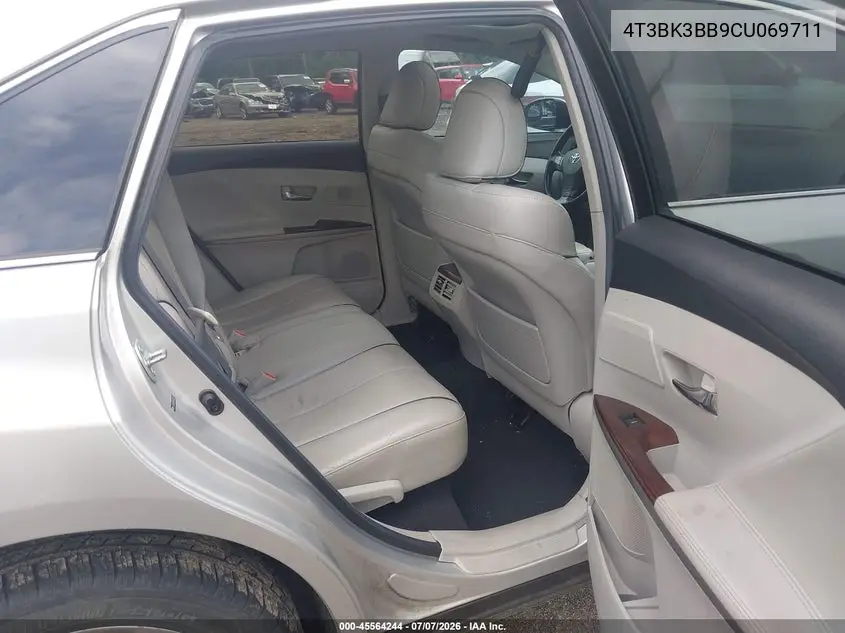2012 Toyota Venza Limited V6 VIN: 4T3BK3BB9CU069711 Lot: 45564244