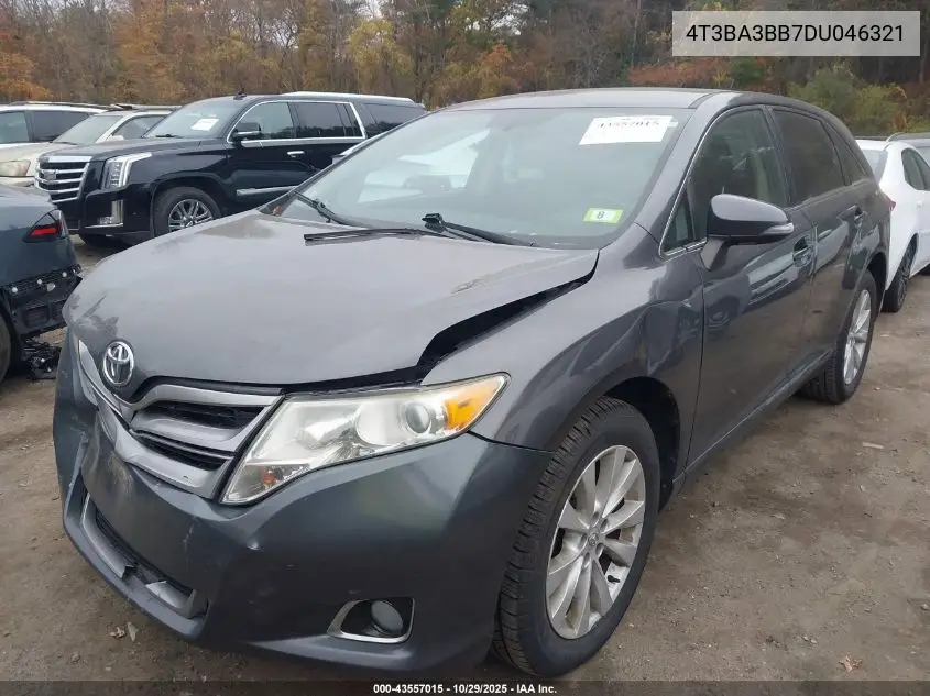4T3BA3BB7DU046321 2013 Toyota Venza Le