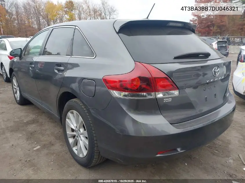 4T3BA3BB7DU046321 2013 Toyota Venza Le