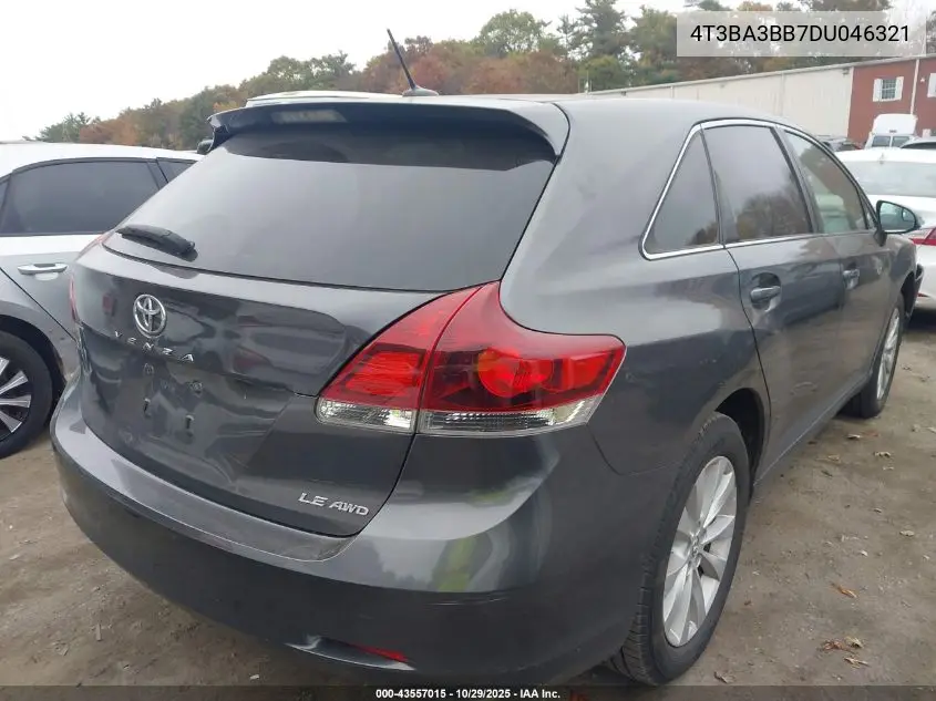 4T3BA3BB7DU046321 2013 Toyota Venza Le
