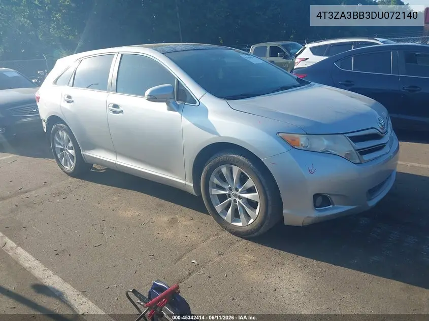 2013 Toyota Venza Xle VIN: 4T3ZA3BB3DU072140 Lot: 45342414