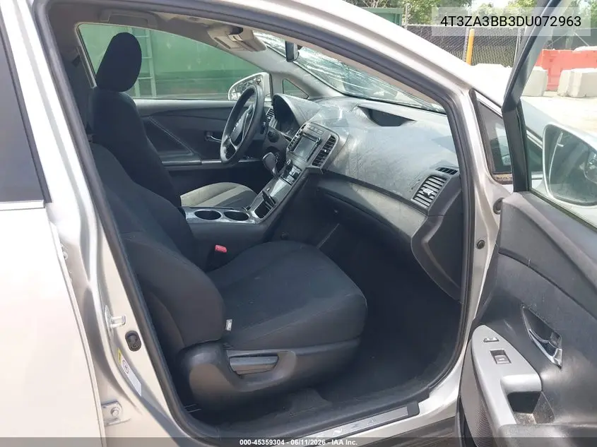 2013 Toyota Venza Le VIN: 4T3ZA3BB3DU072963 Lot: 45359304