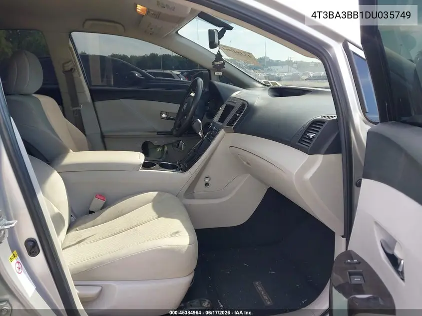 2013 Toyota Venza Le VIN: 4T3BA3BB1DU035749 Lot: 45384964