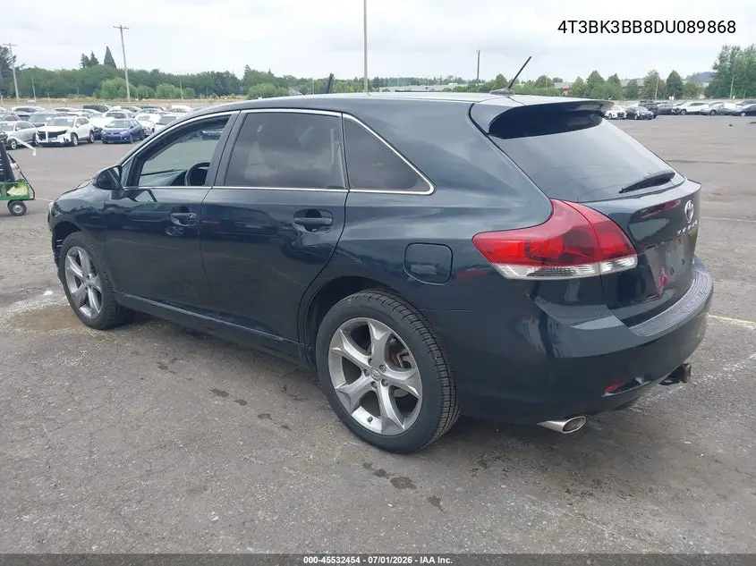 2013 Toyota Venza Le V6 VIN: 4T3BK3BB8DU089868 Lot: 45532454