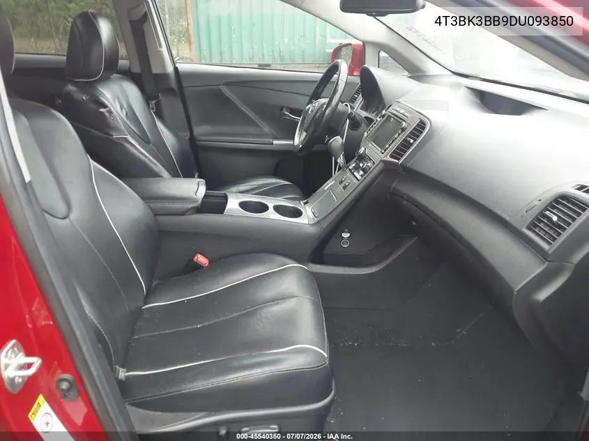 2013 Toyota Venza Limited V6 VIN: 4T3BK3BB9DU093850 Lot: 45540350