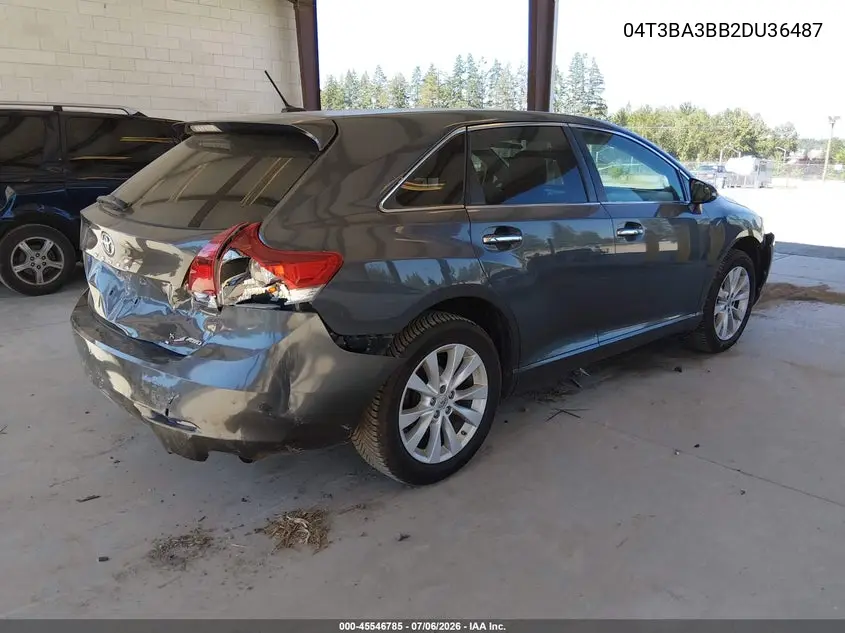 2013 Toyota Venza Le/Xle VIN: 04T3BA3BB2DU36487 Lot: 45546785